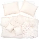 SCANquilt - povlečení JERSEY UNI krémová 140 x 200/70 x 90 cm