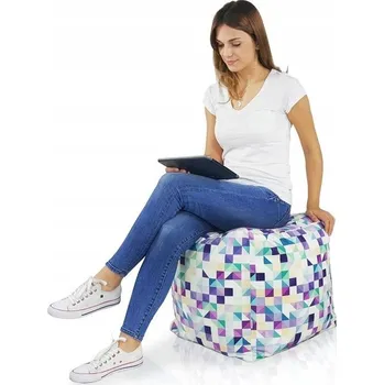 Taburet Taburet Italpouf vícebarevný