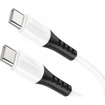Kabel Hoco USB typ C - USB typ C 1 m bílý