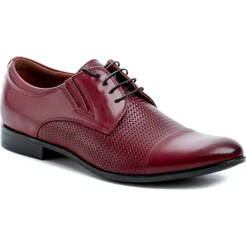 Pánské polobotky Conhpol C-A045-1877 bordó pánská společenská obuv EUR 45