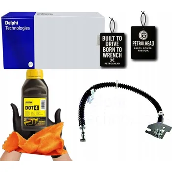 Brzdová hadice BRZDOVÁ HADICE FLEXIBILNÍ ZADNÍ L LAND ROVER RANGE #Petrolhead Pro+ Kit15