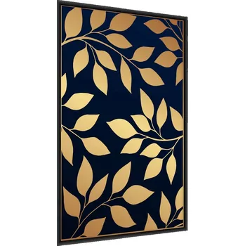 Obraz Plakát na Zeď Drobné LISTY Glamour Dekor 50x70