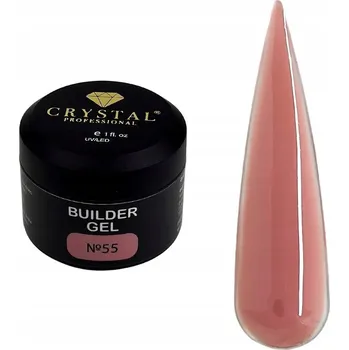 Lak na nehty Stavební gel #55 15ml CRYSTAL PROFESSIONAL stavební gel