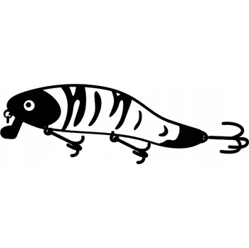 Samolepící dekorace Samolepka na stěnu návnada 4x15 cm