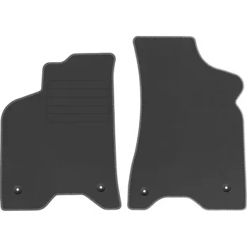 autokoberec Velurové autokoberce s upevněním v sadě Edecor