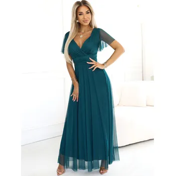 Dámské šaty NM dlouhé šaty 562-4 zelená one size