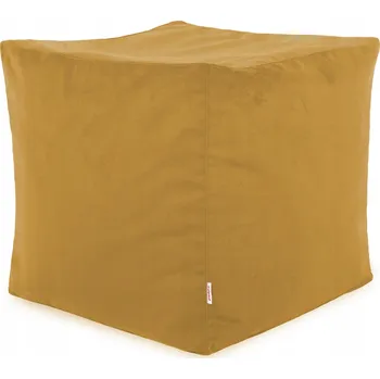 Taburet Taburet PLUSZOVÝ k sezení CUBO křeslo BÉŽOVÝ