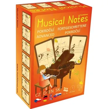 Desková hra Majjam Notové karty - Pokročilí