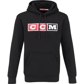 Pánská mikina Mikina CCM Heritage Hood SR, Senior, černá, L CCM