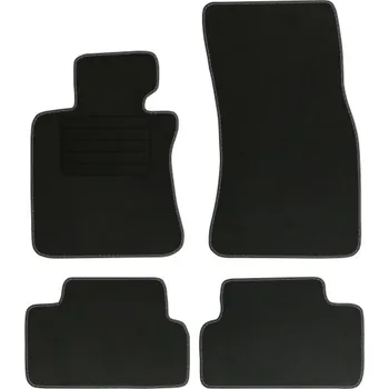 autokoberec Velurové autokoberce s upevněním v sadě Edecor