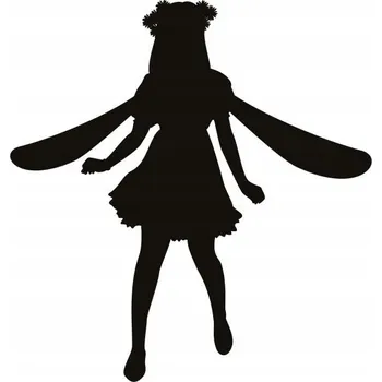 Samolepící dekorace Samolepka na stěnu víla nymfa 15x14cm