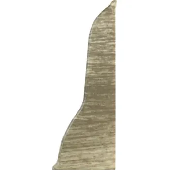 Podlahová lišta Pravá koncovka k soklové liště 62mm PVC DUB SPINEL (Dub Spinel)