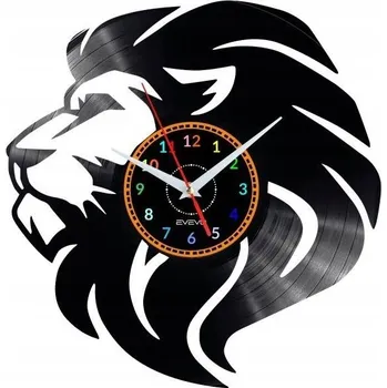 Hodiny LEV HODINY NÁSTĚNNÉ DEKORATIVNÍ MODERNÍ VINYLOVÁ DESKA VINYL EV