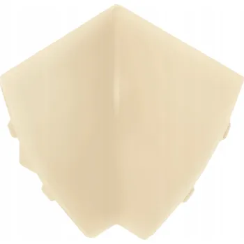 Podlahová lišta Vnitřní Roh 23 mm k Přechodové Liště Pracovní Desky - Světlý Mramor