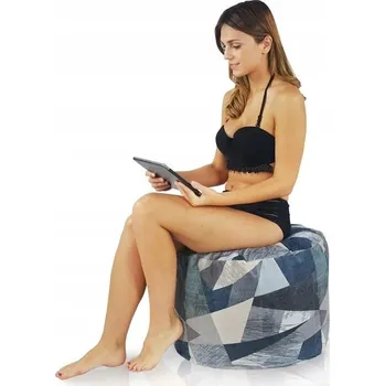 Taburet Taburet Italpouf vícebarevný