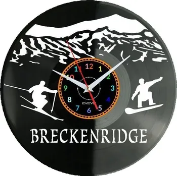 Hodiny Nástěnné hodiny Evevo černé 30 cm