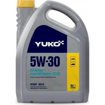Motorový olej Motorový olej syntetický YUKO Super Synthetic C3 SAE 5W-30 5L