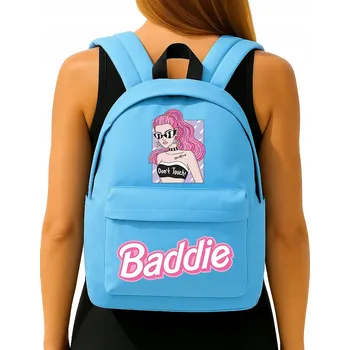 Školní batoh ŠKOLNÍ BATOH Modrý A4 Baddie PRO MLÁDEŽ Do Školy | Lehký | Prostorný