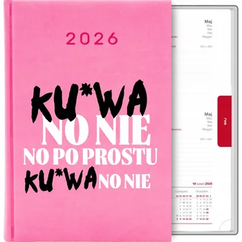 Kalendář Knižkový kalendář 2026 A5 růžový