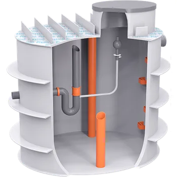 nádrž Plastino Akumulačně retenční nádrž s regulovaným odtokem samonosná 7m3