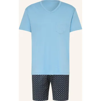 Pánské pyžamo Calida Pánské Pyžamo Se Šortkami Relax Streamline, tmavě...