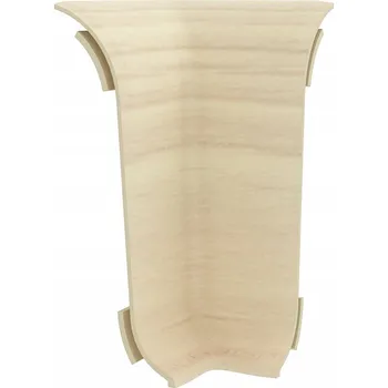 soklová lišta Vnitřní roh Vilo PVC 4 x 55, délka 10 cm, dub