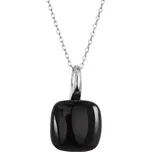 Stříbrný náhrdelník s onyxem 12169.3