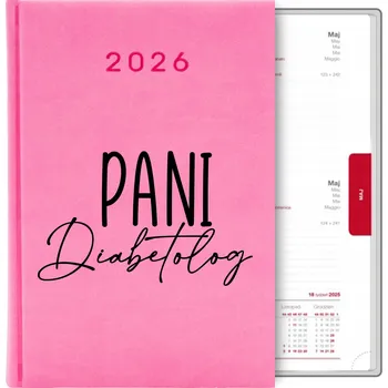 Kalendář Knižkový kalendář 2026 A5 růžový