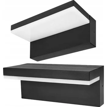 Venkovní osvětlení Venkovní nástěnné svítidlo GOLED černé, integrovaný LED zdroj 9 W