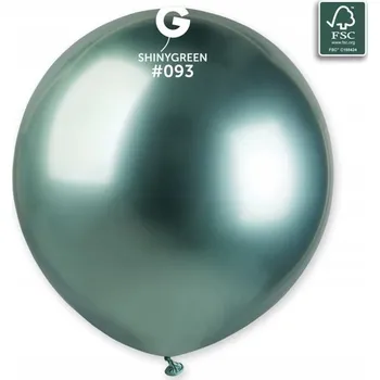 Balónek Balónky 19 palců Lesklé jako chrom zelené 1 ks