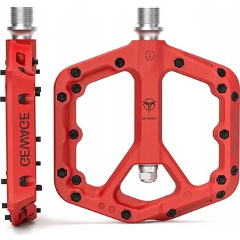 Pedál na kolo Červené platformové pedály Gewage GE163