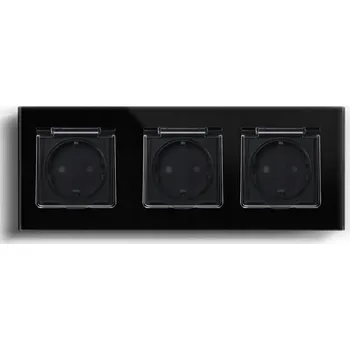 Elektrická zásuvka Elektrická Zásuvka hermetická Machina Sapiens černá