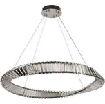 LED Stmívatelný křišťálový lustr na lanku LED/50W/230V + dálkové ovládání