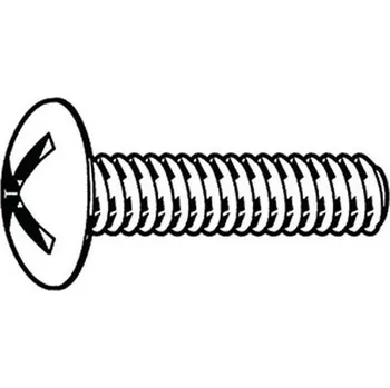 Šroub Šroub s plochou kulovou hlavou s dvojitou drážkou NF E25-129 Ocel Pozinkované 4.8 M5X16