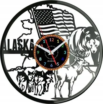 Hodiny Nástěnné hodiny Evevo černé 30 cm