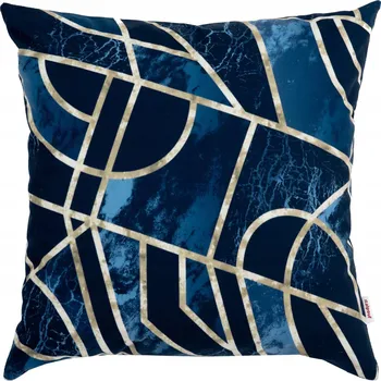 Polštář Polštář Polštář GLAMOUR modrý 45x45