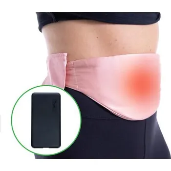 Chladicí sáček Vyhřívací USB pás na podbřiško s powerbankou – grafénová technologie