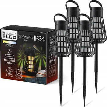 Venkovní osvětlení Solární lampa zapichovací Smartled černá 46 cm 1 ks