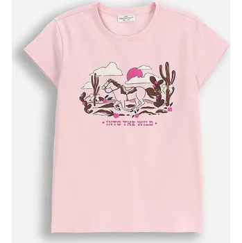 Dětské tričko Coccodrillo ZC5143239VGA růžová 30X, vel. 140