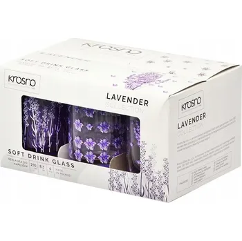 Sklenice Sklenice na kávu a čaj Krosno 250 ml 6 ks