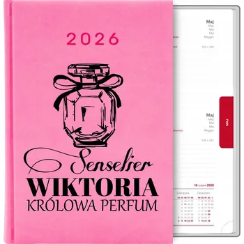 Kalendář Knižkový kalendář 2026 A5 růžový