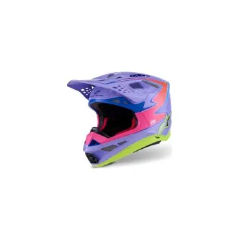 Helma na motorku Mx Helma Alpinestars Supertech M10 Jett MIPS® Helmet Pink Purple 26, Velikost L (59-60cm)