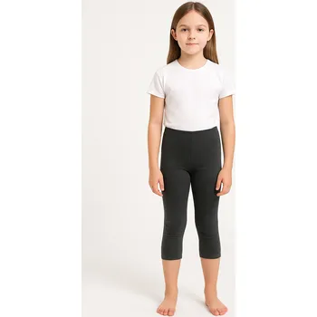 Dívčí legíny Dívčí legíny - tmavě šedé Velikost: M