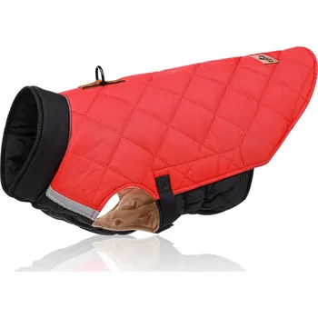 Obleček pro psa Chicago - zateplená vesta pro psy Barva: Červená, Délka zad (cm): 30