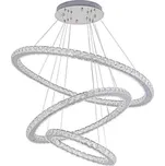 LED Stmívatelný lustr na lanku LED/210W/230V 3000-6500K stříbrná + DO