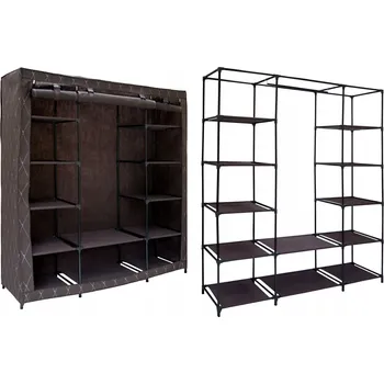 Šatní skříň Šatní skříň Gockowiak G.VITTO KAJA MAX BRĄ 150 x 175 x 45 cm hnědé odstíny