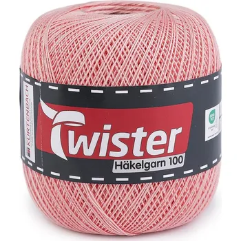 Příze Bavlněná příze háčkovací Häkelgarn 100 g - 4 (030) pudrová