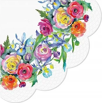 Obraz Dekorativní ubrousek PAW průměr 32 cm - 12 ks KOLEČKO