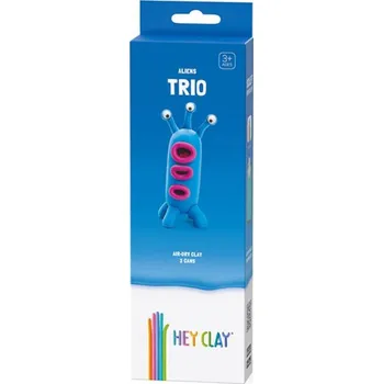 Modelovací hmota HEY CLAY MODELOVACÍ HMOTA ALIENS MIMOZEMŠŤANÉ TRIO MODELÍNA 5 TUB