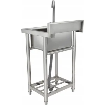 Nerezový dřez Jednokomorový dřez SucceBuy ocel stříbrný